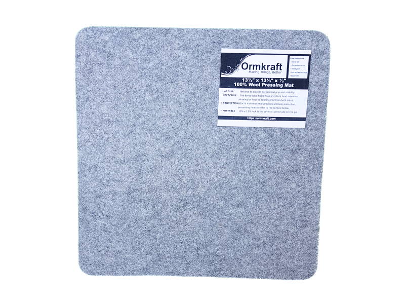 Wool Ironing Pressing Pad - 13 ½" x 13 ½"