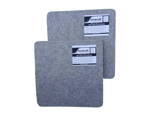 BOGO: 2 x Wool Ironing Pressing Pad - 13 ½" x 13 ½"