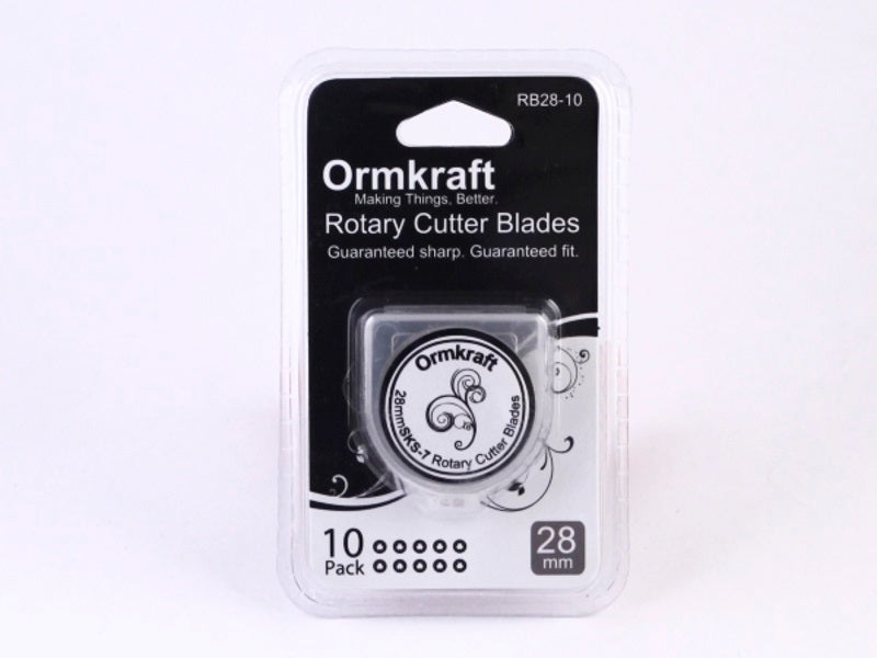28mm Rotary Cutter Blades - 10 Pack – Ormkraft