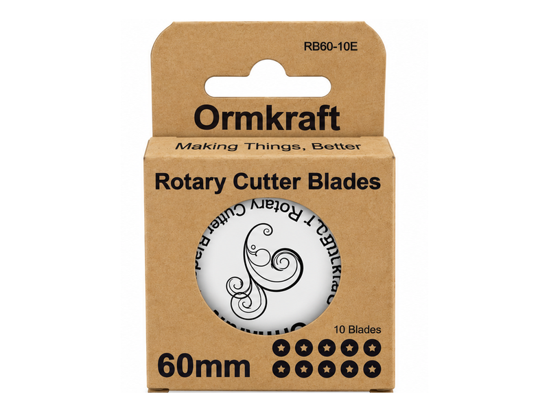 Ormkraft 60mm rotary cutter blades package