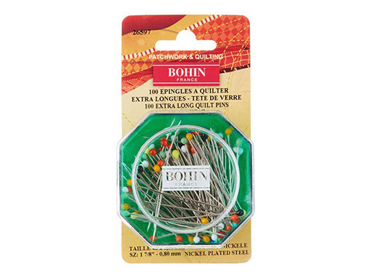 Bohin - Extra Long Quilt Pins 48mm